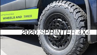 Upgrading My 2020 Sprinter 4x4 With Black Rhino Rims and BF Goodrich AllTerrain Tires
