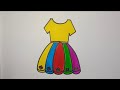 How to Draw Cute Girl Dress Drawing||Beautiful Girl Dress Drawing Step by Step||Dress ka Drawing||