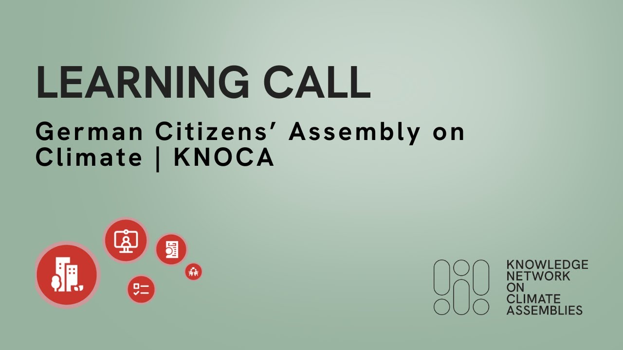 Learning Call: German Citizens’ Assembly on Climate | KNOCA