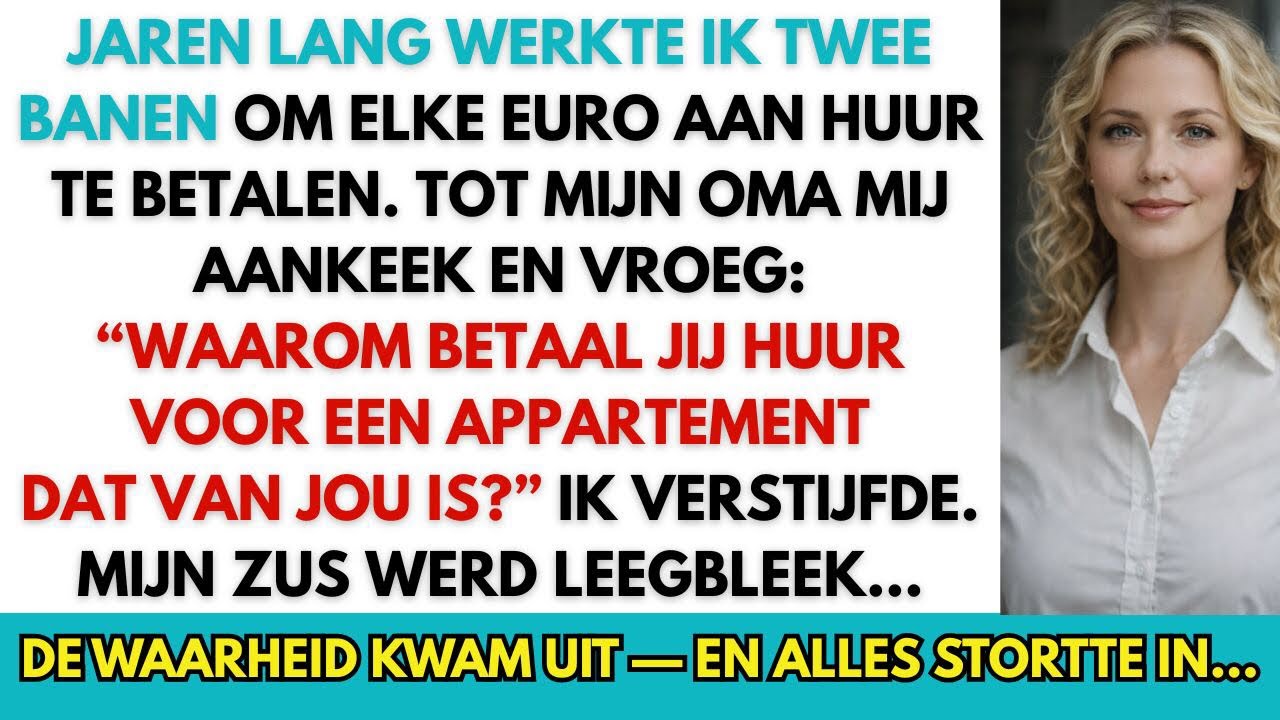 Mijn zus liet mij huur betalen terwijl zij als een koningin leefde — tot mijn oma sprak