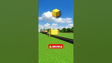 Wich Block Stops The Train #fyp #fypage #fypシ゚viral #minecraft #blocks #viralvideo #shorts #gold #tt