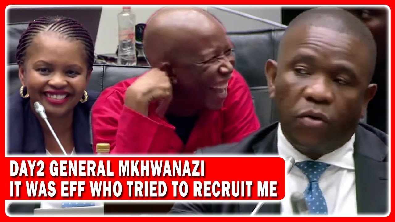 Day2 General Mkhwanazi AD Hoc Committee Ends “It Was The EFF Who Tried For Me To Join Them”