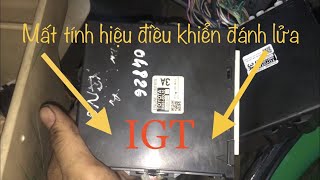 Khắc phục hiện tượng bỏ máy và rung giật trên oto / Kiểm tra tín hiệu điều khiển đánh lửa