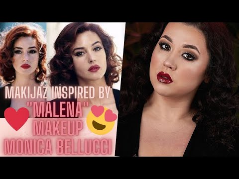 Makijaż Inspired By || Malena Makeup-Look Monica Bellucci |4K |