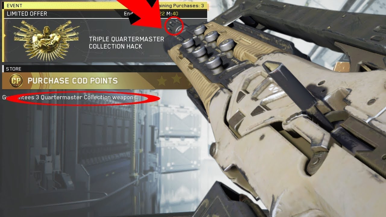 NEW HACK INSTANTLY UNLOCKS ALL FREE DLC WEAPONS! NEW TRIPLE QUARTERMASTER COLLECTION HACK COD IW! NEW HACK INSTANTLY UNLOCKS ALL FREE DLC WEAPONS! NEW TRIPLE QUARTERMASTER COLLECTION HACK COD IW! -