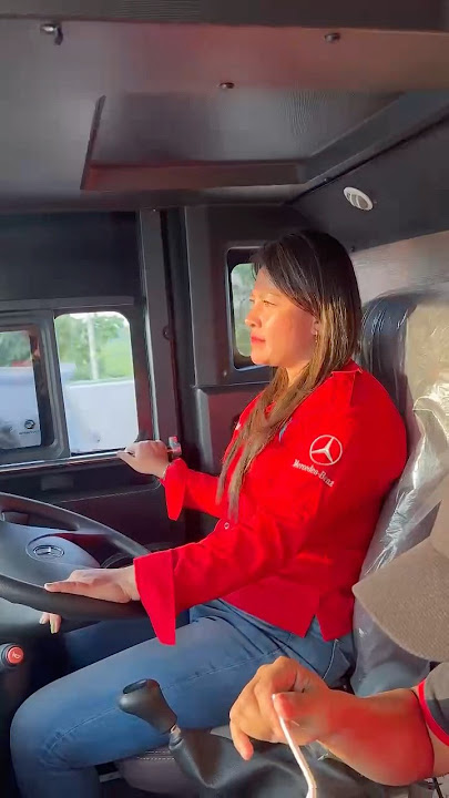 Test skill lina ozora dari karoseri bawa bus anyar‼️ #agramas #shorts