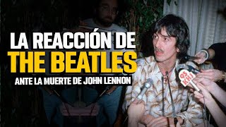 La reacción de The Beatles ante la muerte de John Lennon