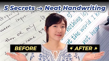 How I Improved My Handwriting So Neat & Legible (It