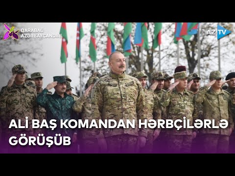 Ali Baş Komandan Şuşada hərbçilərlə görüşüb