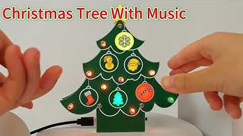 Musical Christmas Tree Soldering Project Kit