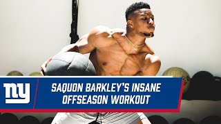 Saquon Barkley's INSANE Workout Routine  | New York Giants