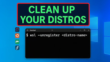 Uninstall a Linux Distribution on WSL Windows