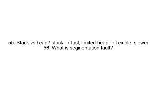 C Programming Interview Questions and Answers (Beginner to Advanced)