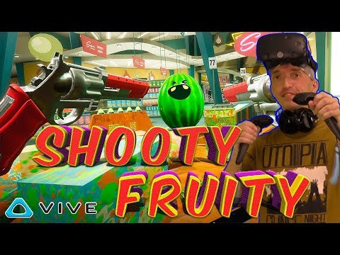 Shooty Fruity ФРУКТОВЫЙ АД в МАГАЗИНЕ VR игра на HTC vive