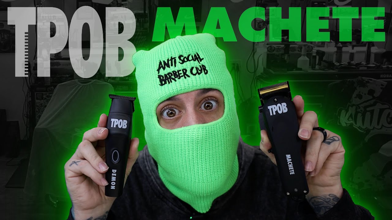 TPOB Machete Clipper 👀 Unboxing and Review The Pissed Off Barber