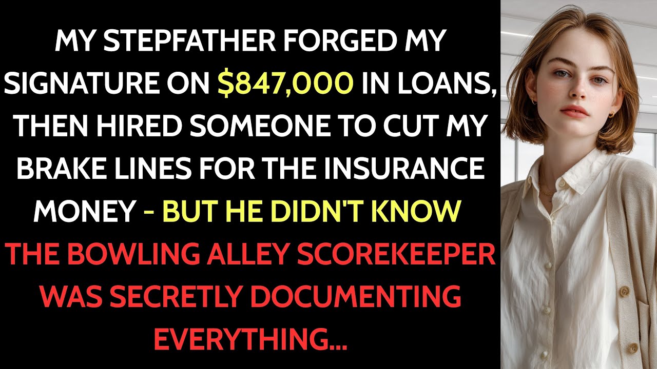 My Stepfather beat me on bowling league night—Mom cheered—then the scorekeeper...