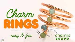 The Ultimate Beginner Wire Ring Tutorial (Use ANY Charm or Bead!)