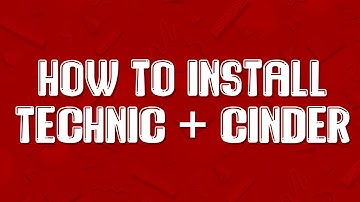 How to install Technic Launcher & Cinder┃Tutorial