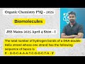 The total number of hydrogen bonds of a DNA-double Helix strand whose one strand has the following 