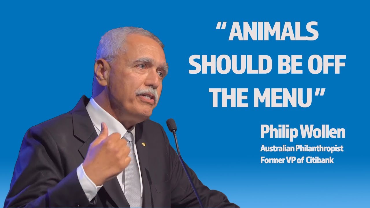 Philipp Wollen gives animal rights speech with powerful videos and ...