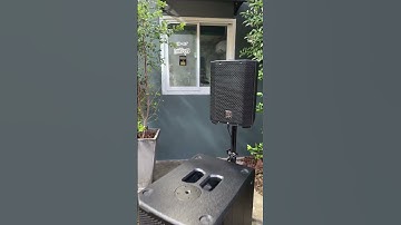 DBTechnologies 612sub+EV everse 8  Speaker Setup and Sound Test #EV#dbtechnologies 