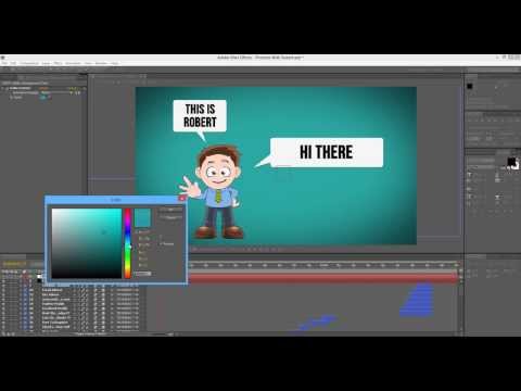 After Effects Tutorial | Promotional 2D Cartoon Animation