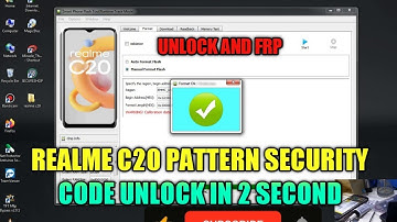 Realme C20 RMX3063 updated (2024) Pin Pattern Unlock & FRP Unlock By Sp Flash Tool In 2 Second