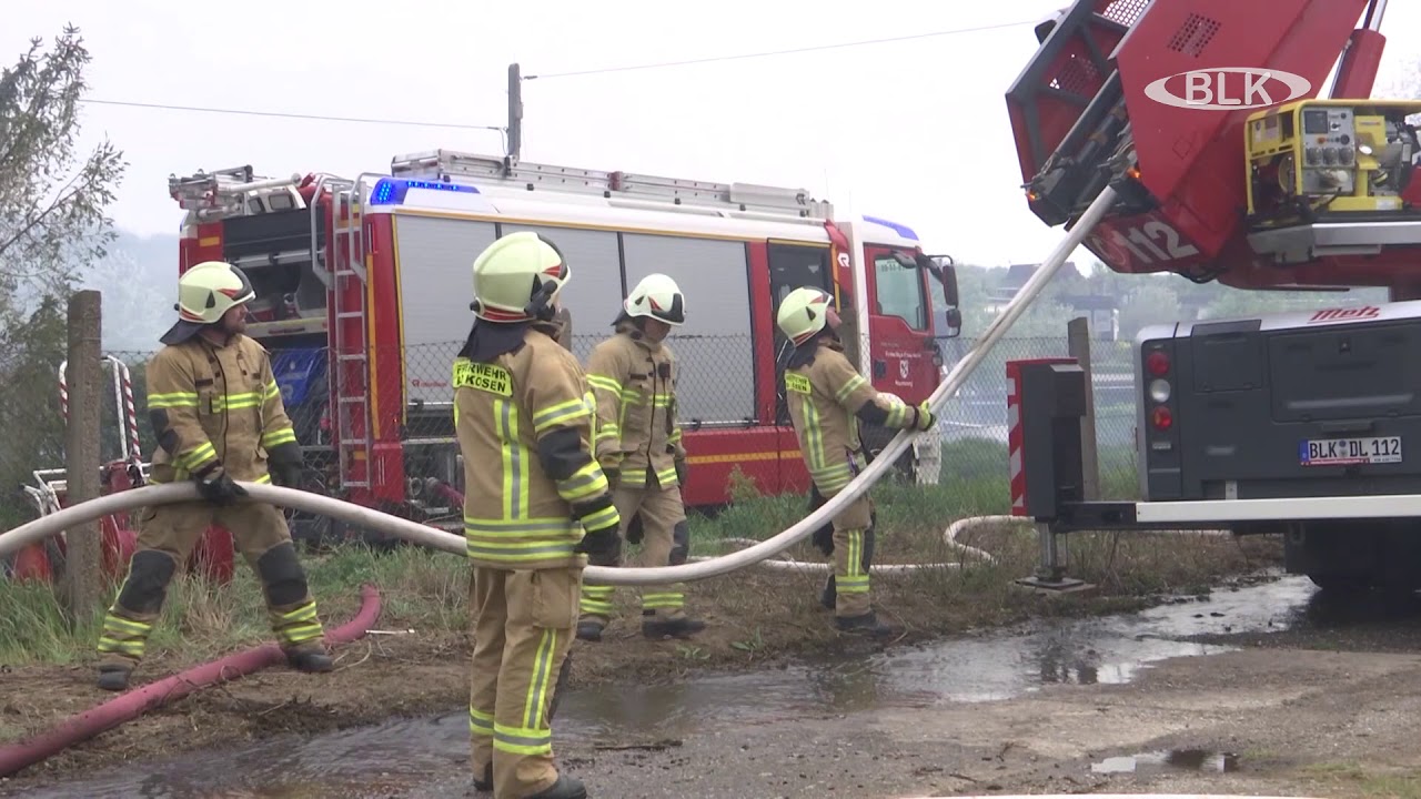 Dachstuhlbrand an der ehemaligen Hopfendarre