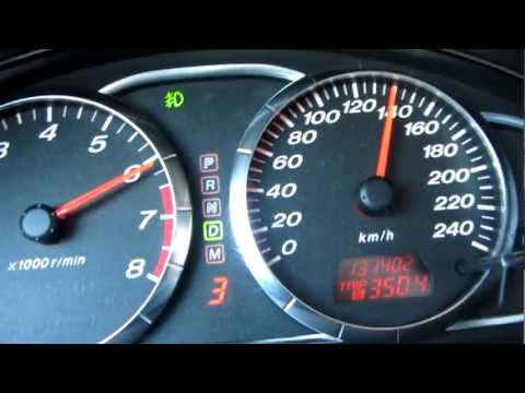 Mazda 6, Разгон 0-150, 2005 г.в. рестайлинг 2.0i,А