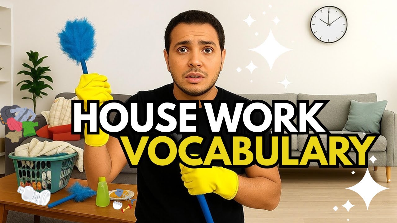 Housework Vocabulary in Moroccan Arabic Darija – Daily Chores in Darija