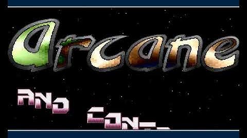 Arcane   Grab Your Enjoystick HYPERSPIN AMIGA INTRO CRACKTRO DEMO COMMODORE NOT MINE VIDEOS