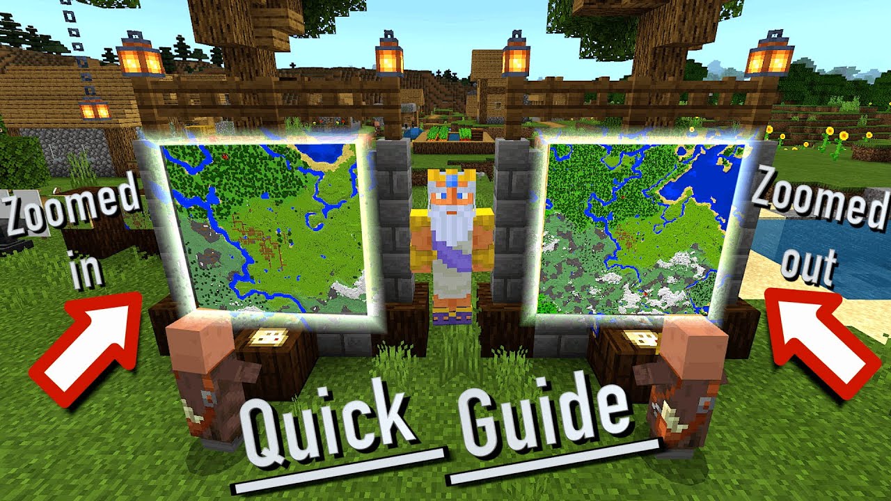 Tip: How to Make a Map Wall in Minecraft 