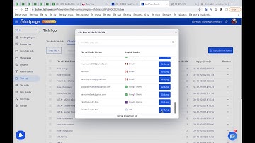 kết nối API CRM VÀ LADIPAGE