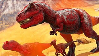 Rex Vs Carnotaurus Vs Raptor And More Alpha & Vanilla Ark Survival Evolved - Dinosaur