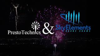 Amazing Firework Display and Drone Light Show | Sky Elements Drones & PrestoTechnics