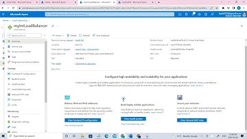 How to Create and configure an Azure load balancer?? || What are backend pools?|| Test ALB || AZ700