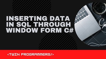 Inserting data in SQL through Window Form C# Urdu/Hindi