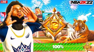 HITTING LEGEND LIVE (FULL STREAM) - LIVE REP UP REACTION + ALL LEGEND REWARDS NBA 2K22