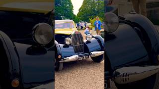CLASSIC 1940 BUGATTI TYPE 57 ATALANTE DRIVING AT CAR CONCOURS SHOW! #shorts #viral #cars #yt #car