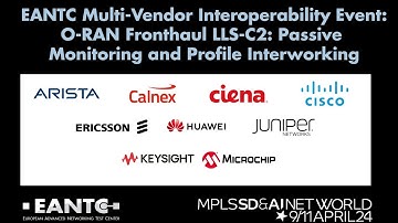 Time Synchronization for O-RAN Networks Demo - EANTC Multi-Vendor Interop Showcase at MPLS SDN 2024