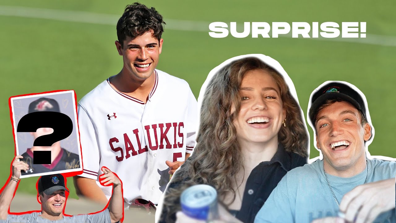 WE SURPRISED MY BESTFRIEND AT HIS COLLEGE GAME!!