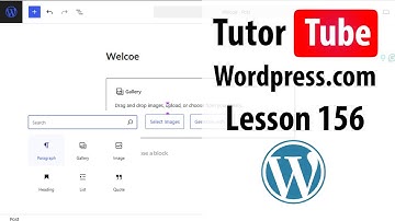 Wordpress.com - Lesson 156 - Adding in Custom Webpage Links to Menu