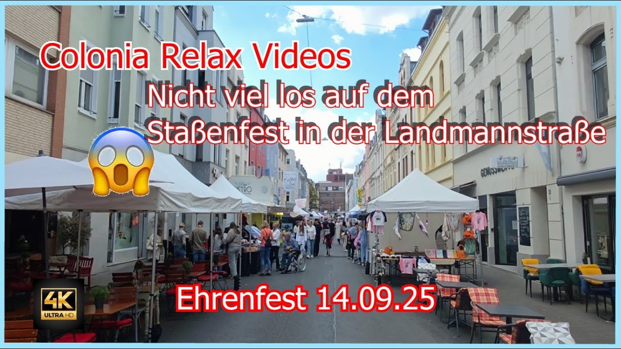 Das Straßenfest in der Landmannstraße in Köln Neu-Ehrenfeld (NeuehrenFest)