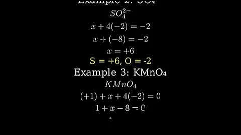 How to Find Oxidation Numbers Rules and Examples