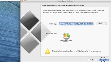 How to make Windows 7 installation USB Flash Drive on OS X 10.9 Mavericks