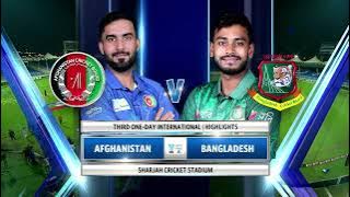 Afghanistan Beat Bangladesh in an exciting Series Decider | AFG v BAN | ODI Series 2024 | OTD | ACB