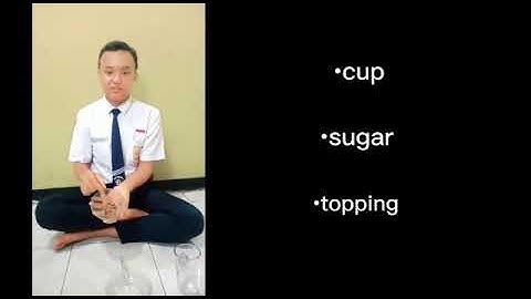 Procedure Text(How To Make Drink Beng-beng)