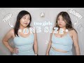 2 GIRLS TRY "ONE SIZED" CLOTHES! (thin vs. stubby)