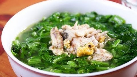 Cách làm món cá rô đồng nấu canh cải xanh thơm ngon không tanh!