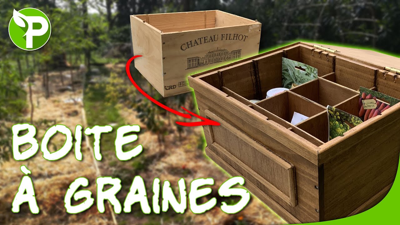 BOITE A GRAINES pas chère - Stocker ses graines - DIY 